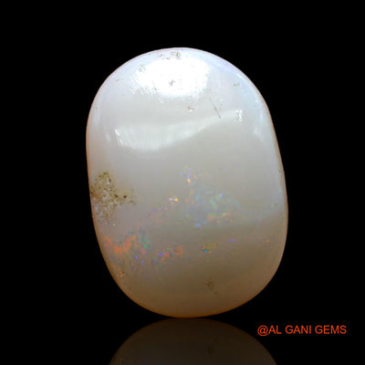 5.00 Cts Natural Australian Fire Opal Loose Gemstone Fancy Cabochon 15x10x5 mm AB-994