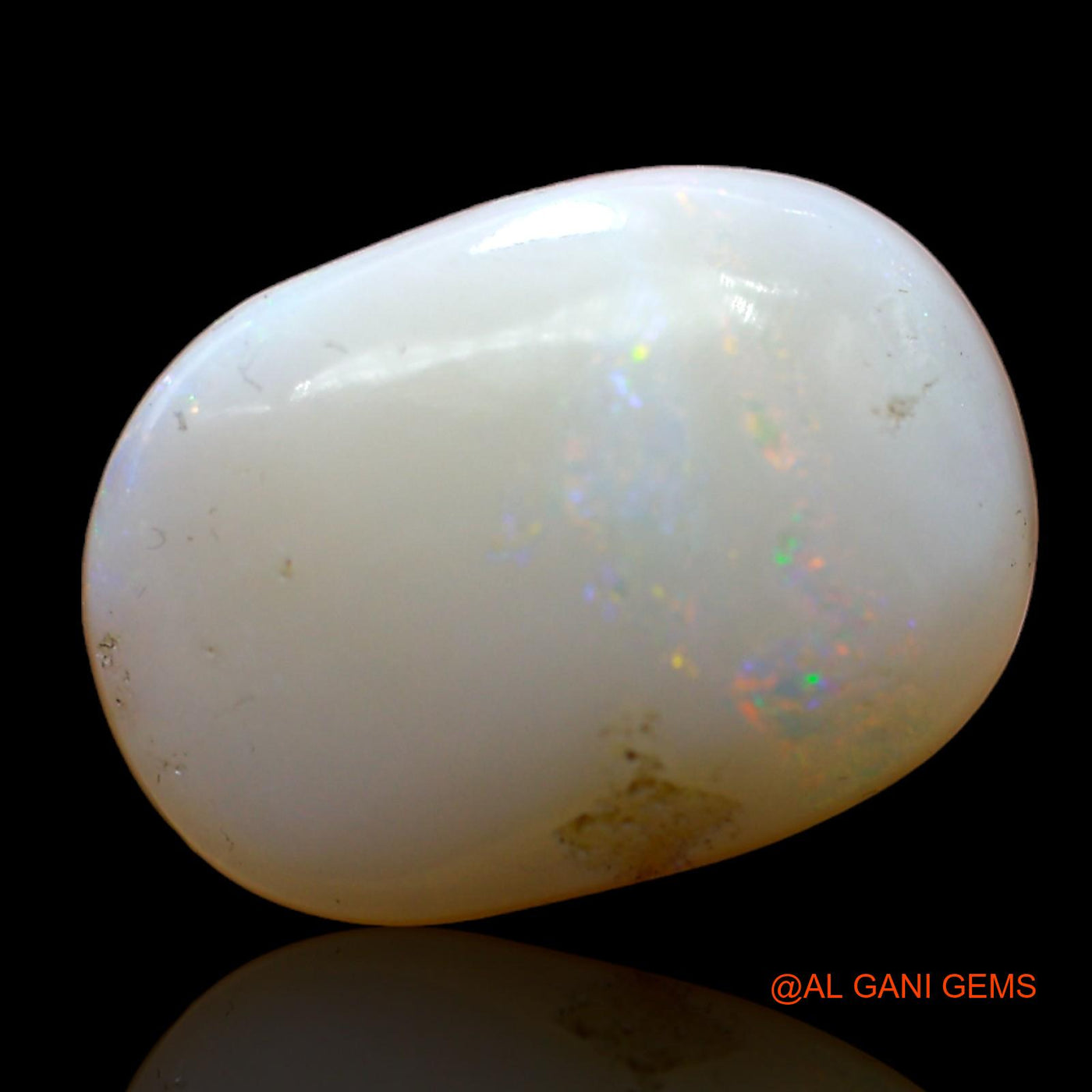 5.00 Cts Natural Australian Fire Opal Loose Gemstone Fancy Cabochon 15x10x5 mm AB-994