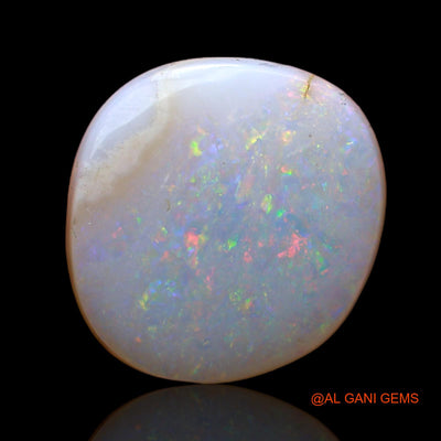 Natural Untreated Fire Opal Loose Gemstone Fancy Cabochon From Australia 4.00 Cts 13x12x4 mm AB-995