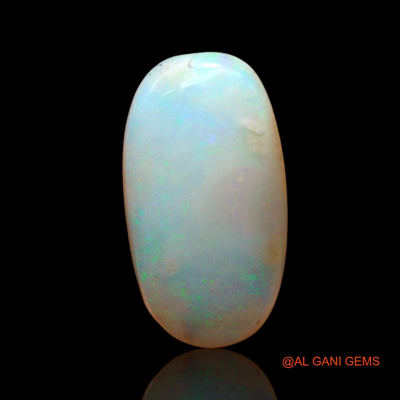 4.00 Cts Natural Australian Fire Opal Loose Gemstone Fancy Cabochon 16x8x3 mm AB-997