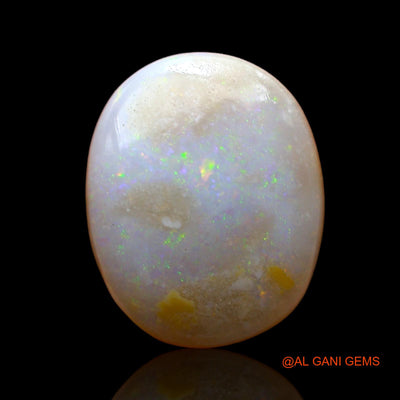 4.00 Cts Natural Australian Fire Opal Loose Gemstone Oval Cabochon 13x10x4 mm AB-998