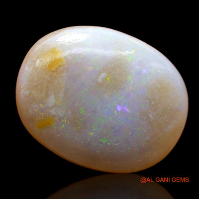 4.00 Cts Natural Australian Fire Opal Loose Gemstone Oval Cabochon 13x10x4 mm AB-998