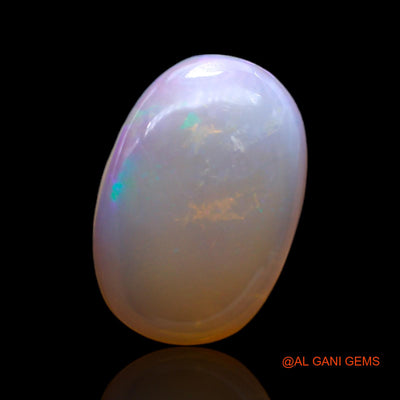 Natural Untreated Fire Opal Loose Gemstone Oval Cabochon From Australia 6.00 Cts 18x12x4 mm AC-101