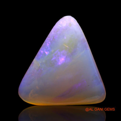 3.00 Cts Natural Australian Fire Opal Loose Gemstone Trillion Cabochon 16x13x3 mm AC-102