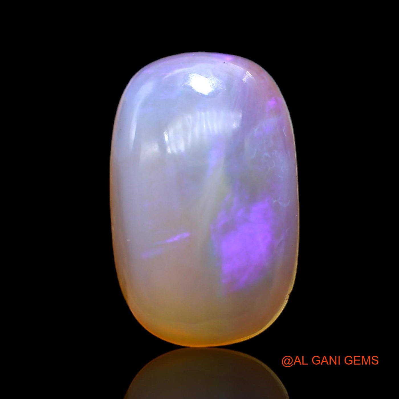 Natural Untreated Fire Opal Loose Gemstone Oval Cabochon From Australia 6.00 Cts 17x11x5 mm AC-105