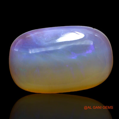 Natural Untreated Fire Opal Loose Gemstone Oval Cabochon From Australia 6.00 Cts 17x11x5 mm AC-105