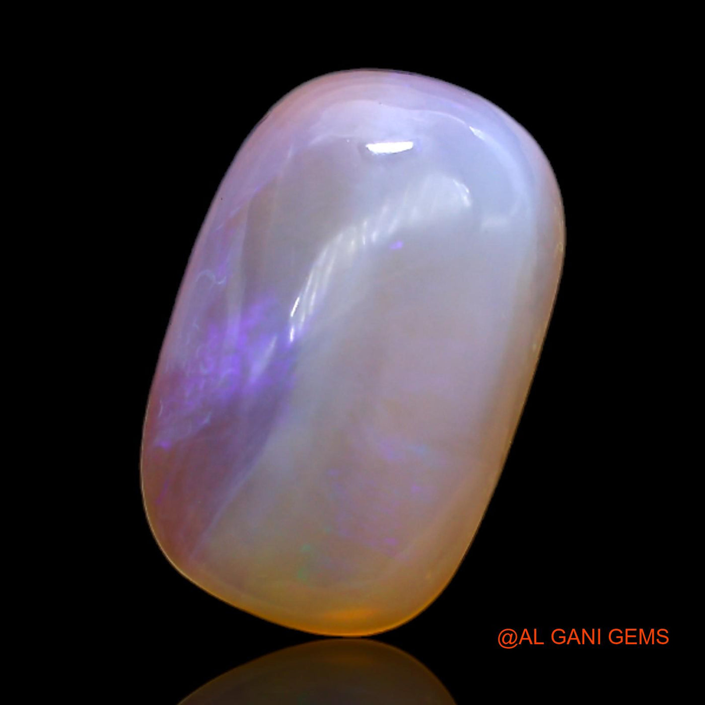 Natural Untreated Fire Opal Loose Gemstone Oval Cabochon From Australia 6.00 Cts 17x11x5 mm AC-105
