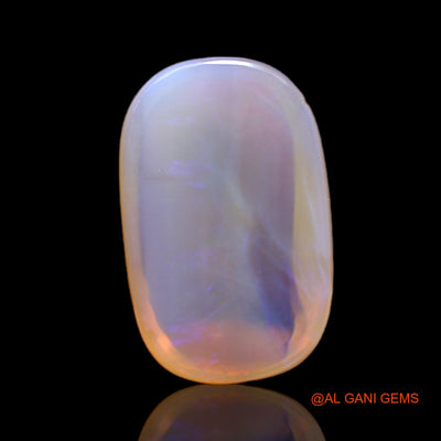 Natural Untreated Fire Opal Loose Gemstone Oval Cabochon From Australia 6.00 Cts 17x11x5 mm AC-105