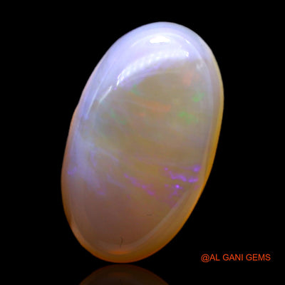 7.00 Cts Natural Australian Fire Opal Oval Cabochon Loose Gemstone For Jewelry 19x11x5 mm AC-107