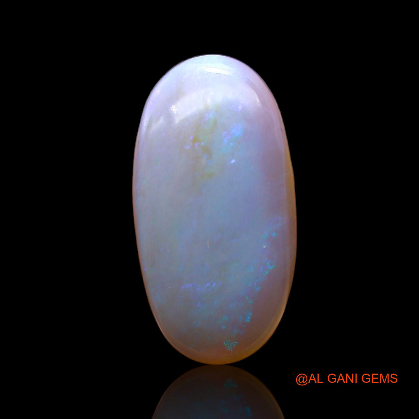 6.00 Cts Natural Australian Fire Opal Oval Cabochon Loose Gemstone For Jewelry 19x10x4 mm AC-108