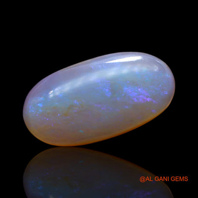 6.00 Cts Natural Australian Fire Opal Oval Cabochon Loose Gemstone For Jewelry 19x10x4 mm AC-108
