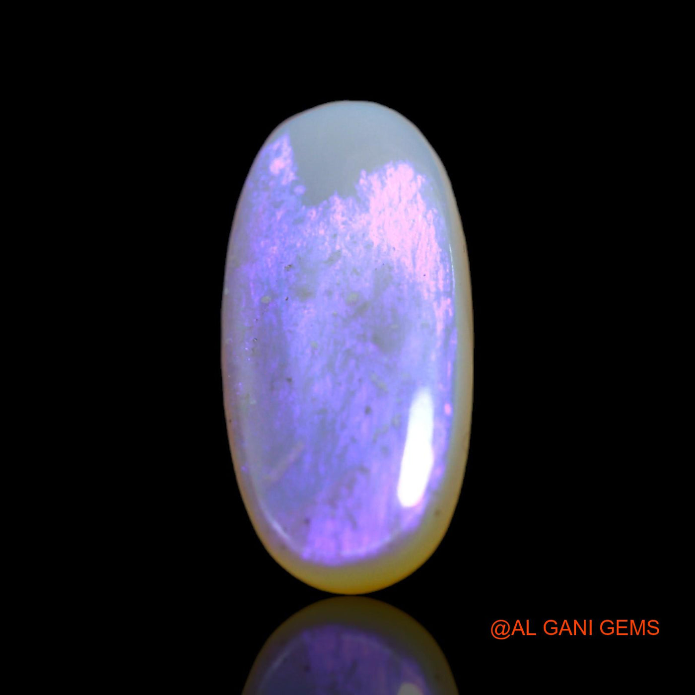 7.00 Cts Natural Australian Fire Opal Loose Gemstone Oval Cabochon 24x10x3 mm AC-10