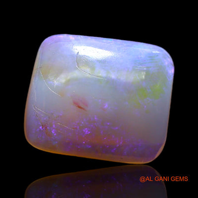 6.00 Cts Natural Australian Fire Opal Loose Gemstone Square Cabochon 14x12x4 mm AC-110
