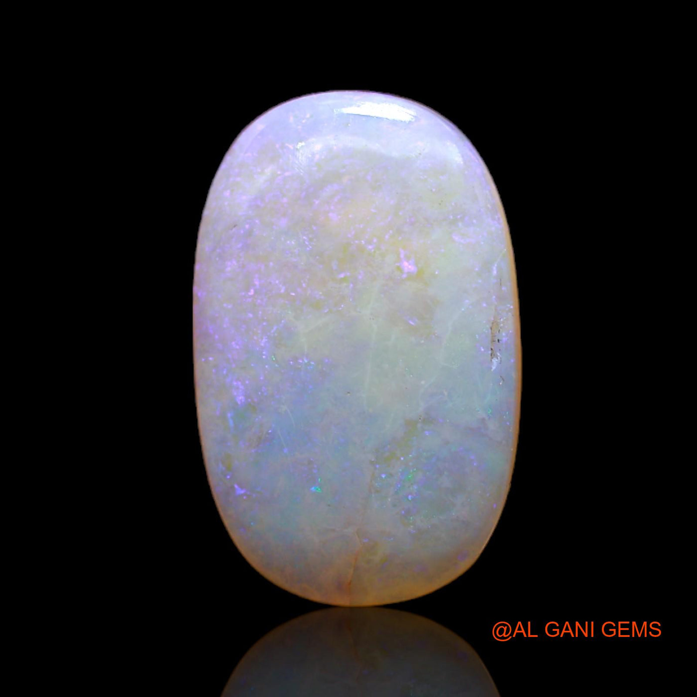 4.00 Cts Natural Australian Fire Opal Loose Gemstone Oval Cabochon 17x11x3 mm AC-112