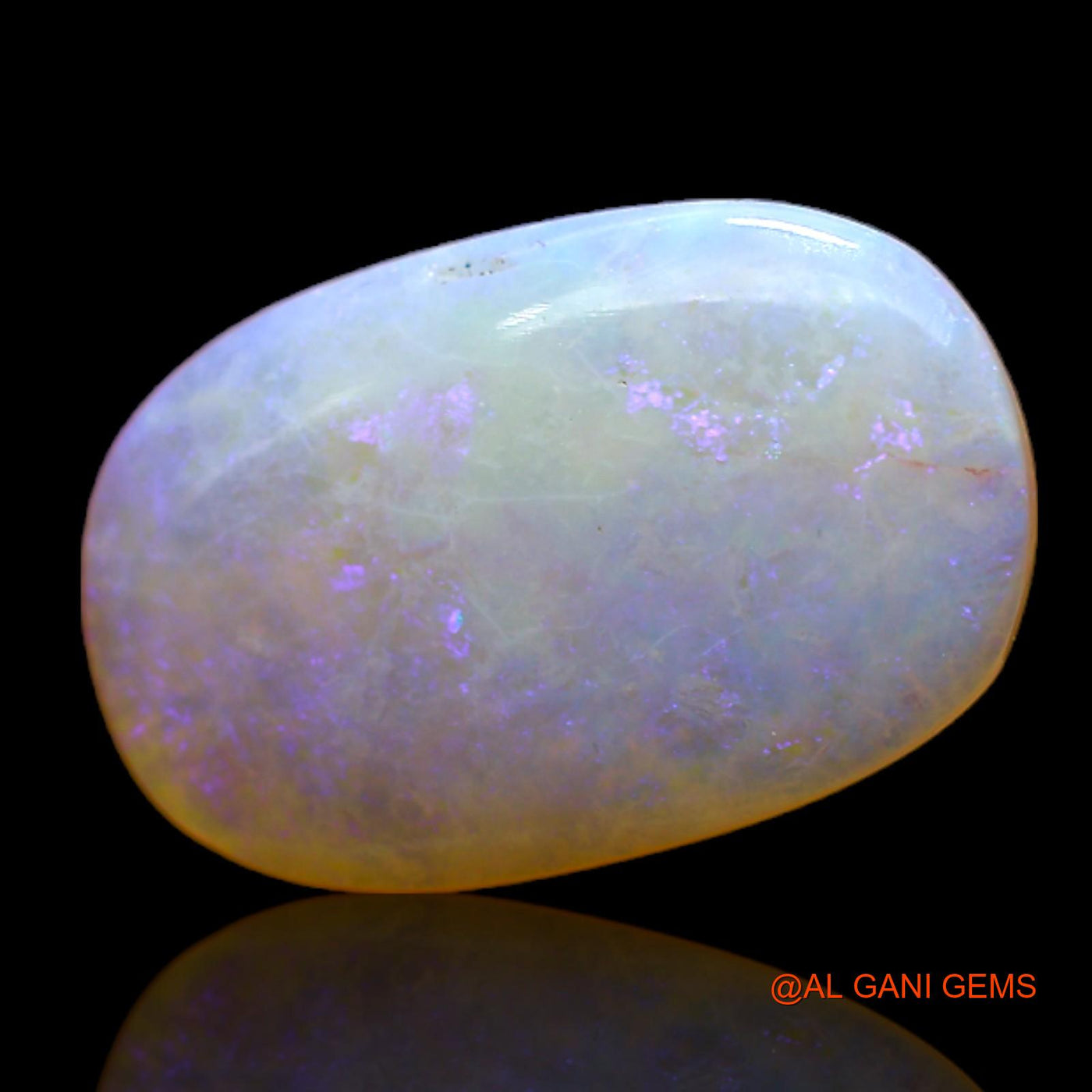 4.00 Cts Natural Australian Fire Opal Loose Gemstone Oval Cabochon 17x11x3 mm AC-112