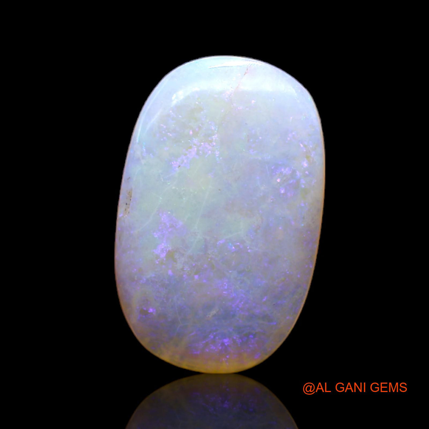 4.00 Cts Natural Australian Fire Opal Loose Gemstone Oval Cabochon 17x11x3 mm AC-112