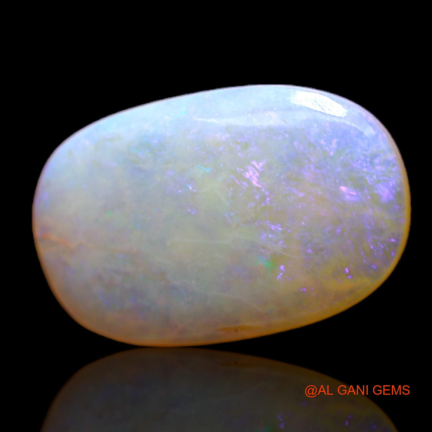 4.00 Cts Natural Australian Fire Opal Loose Gemstone Oval Cabochon 17x11x3 mm AC-112
