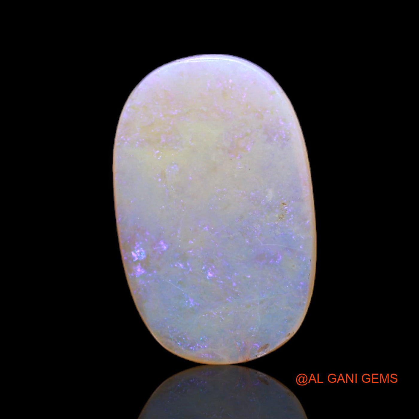 4.00 Cts Natural Australian Fire Opal Loose Gemstone Oval Cabochon 17x11x3 mm AC-112