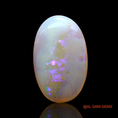 Natural Fire Opal Gemstone 5.00 Cts Loose Oval Cabochon From Australia 17x11x4 mm AC-113