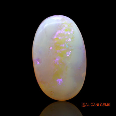 Natural Fire Opal Gemstone 5.00 Cts Loose Oval Cabochon From Australia 17x11x4 mm AC-113