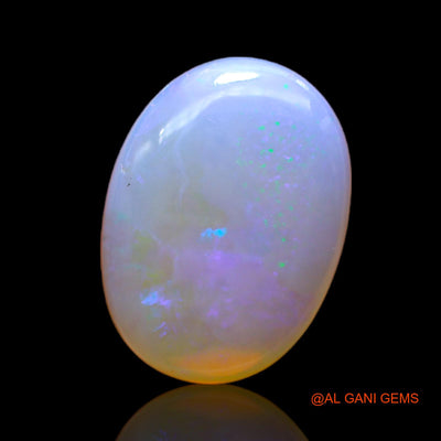 7.00 Cts Unheated Australian Fire Opal Loose Gemstone Oval Cabochon Natural 16x12x5 mm AC-114