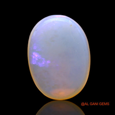 7.00 Cts Unheated Australian Fire Opal Loose Gemstone Oval Cabochon Natural 16x12x5 mm AC-114