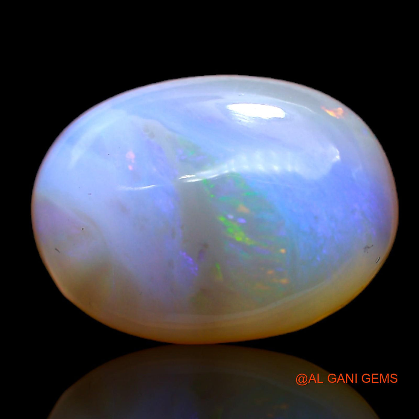 Natural Untreated Fire Opal Loose Gemstone Fancy Cabochon From Australia 8.00 Cts 16x11x6 mm AC-115