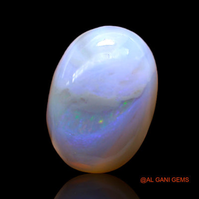 Natural Untreated Fire Opal Loose Gemstone Fancy Cabochon From Australia 8.00 Cts 16x11x6 mm AC-115