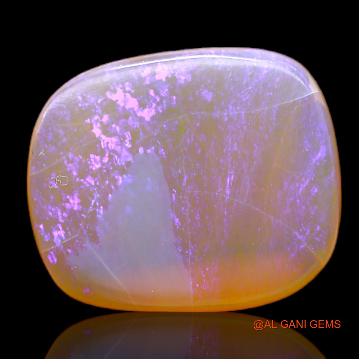 Natural Fire Opal Gemstone 5.00 Cts Loose Oval Cabochon From Australia 15x12x4 mm AC-117