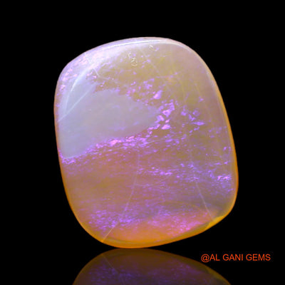 Natural Fire Opal Gemstone 5.00 Cts Loose Oval Cabochon From Australia 15x12x4 mm AC-117