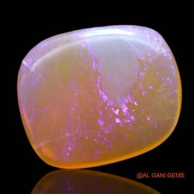 Natural Fire Opal Gemstone 5.00 Cts Loose Oval Cabochon From Australia 15x12x4 mm AC-117