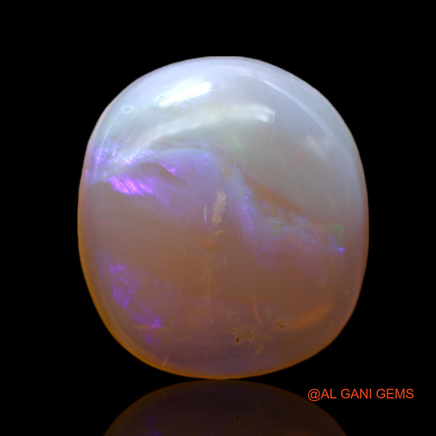 6.00 Cts Natural Australian Fire Opal Loose Gemstone Oval Cabochon 15x14x4 mm AC-122