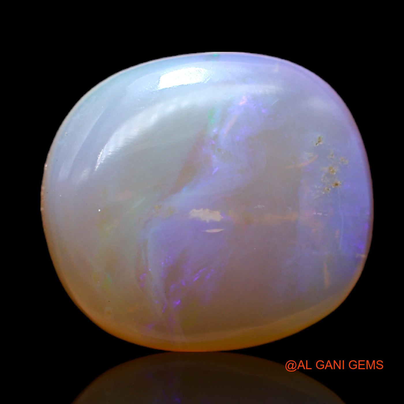 6.00 Cts Natural Australian Fire Opal Loose Gemstone Oval Cabochon 15x14x4 mm AC-122