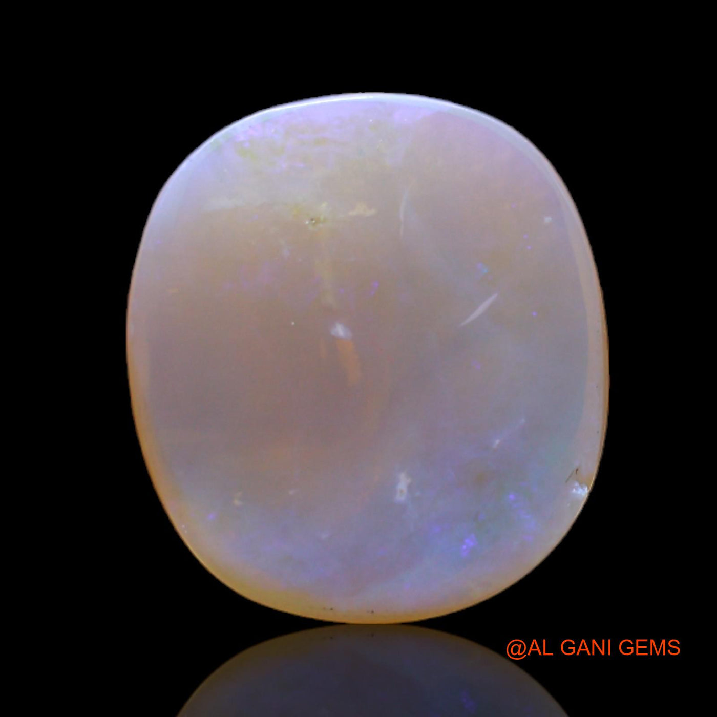 6.00 Cts Natural Australian Fire Opal Loose Gemstone Oval Cabochon 15x14x4 mm AC-122