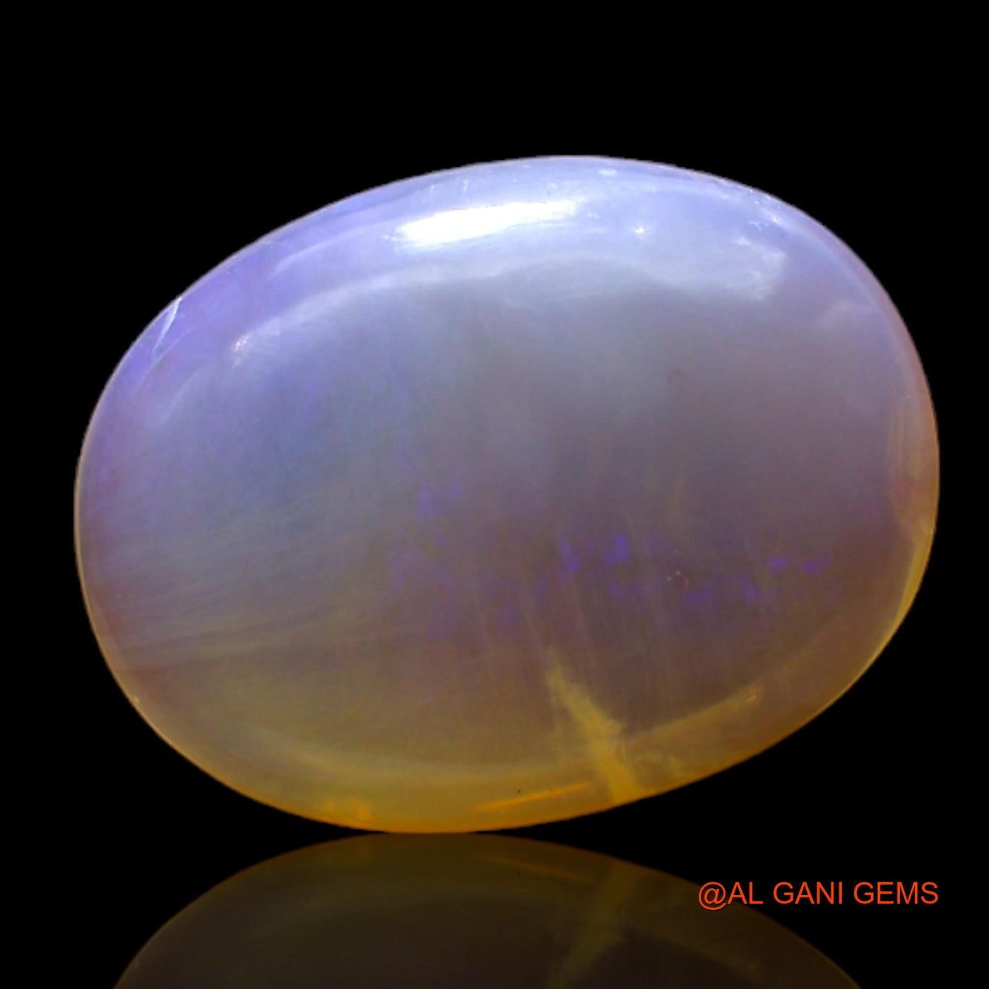 6.00 Cts Natural Australian Fire Opal Loose Gemstone Oval Cabochon 16x12x4 mm AC-123