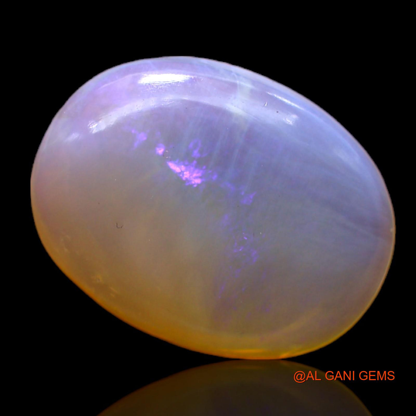 6.00 Cts Natural Australian Fire Opal Loose Gemstone Oval Cabochon 16x12x4 mm AC-123