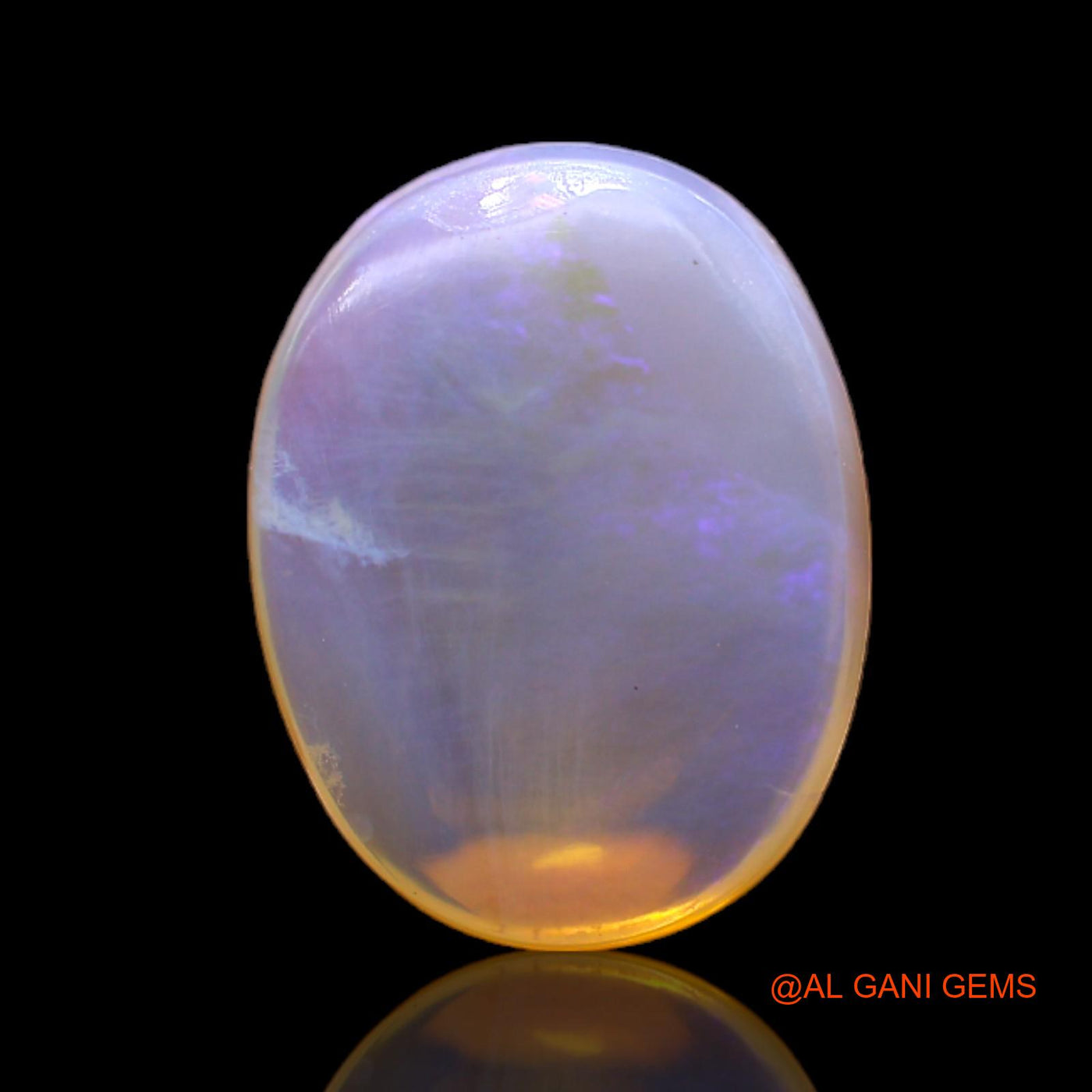 6.00 Cts Natural Australian Fire Opal Loose Gemstone Oval Cabochon 16x12x4 mm AC-123