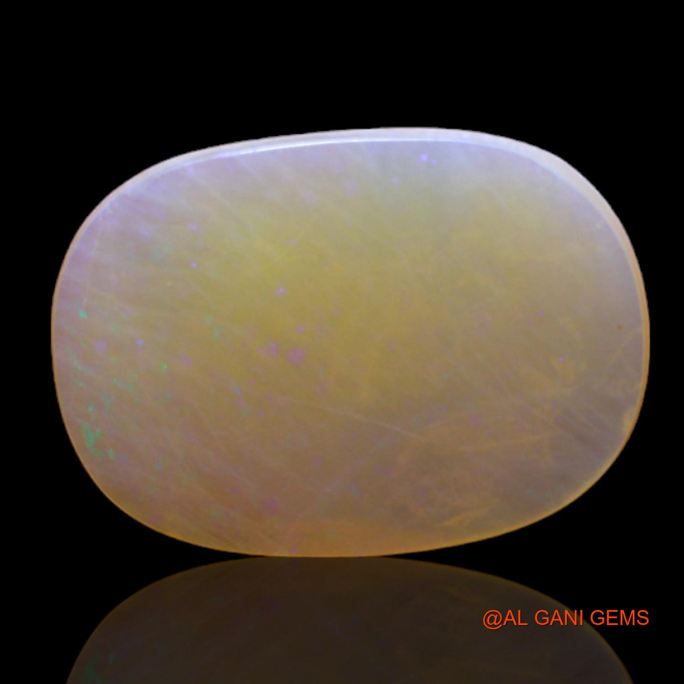 4.00 Cts Natural Australian Fire Opal Loose Gemstone Oval Cabochon 17x11x3 mm AC-124
