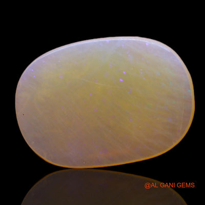 4.00 Cts Natural Australian Fire Opal Loose Gemstone Oval Cabochon 17x11x3 mm AC-124