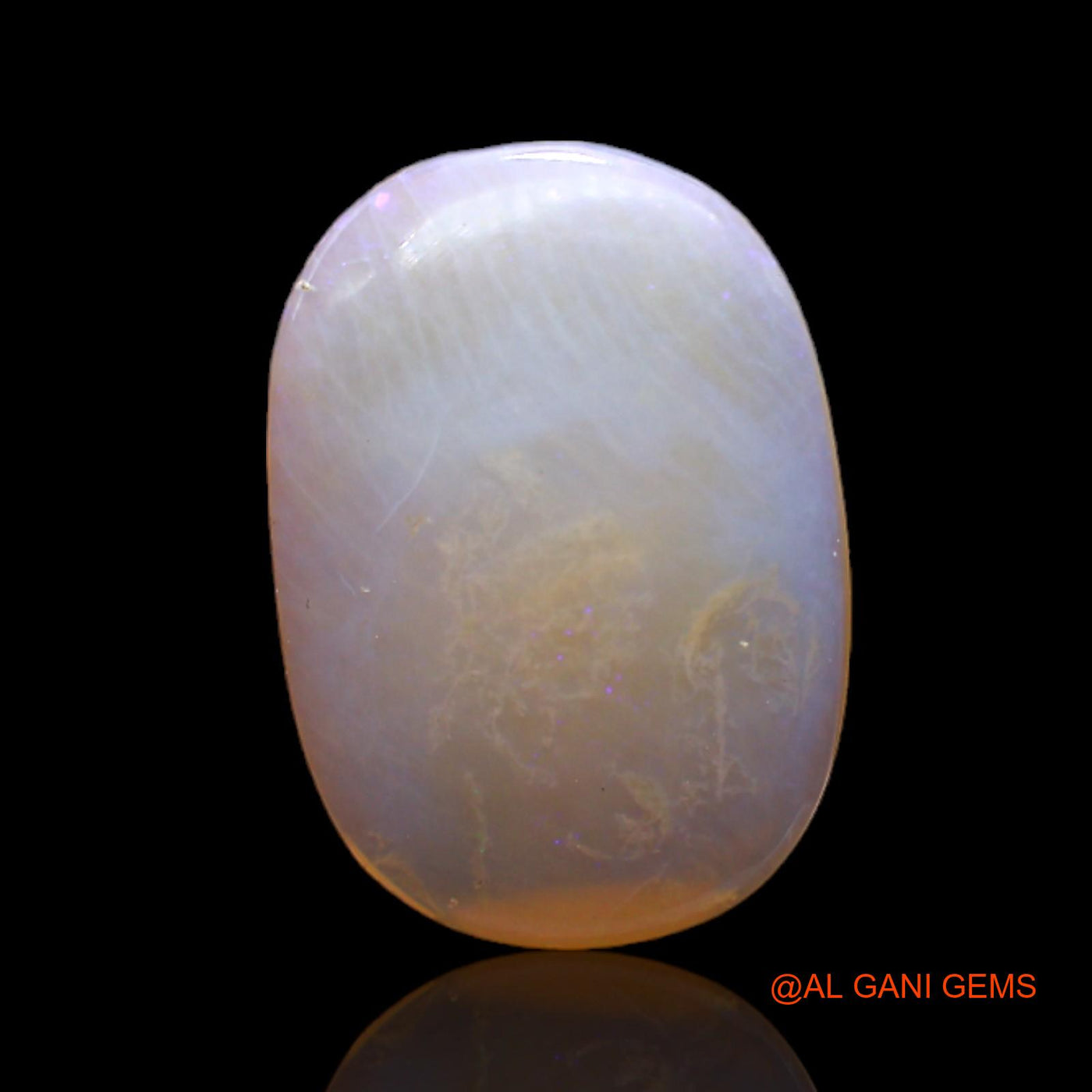 4.00 Cts Natural Australian Fire Opal Loose Gemstone Oval Cabochon 17x11x3 mm AC-124