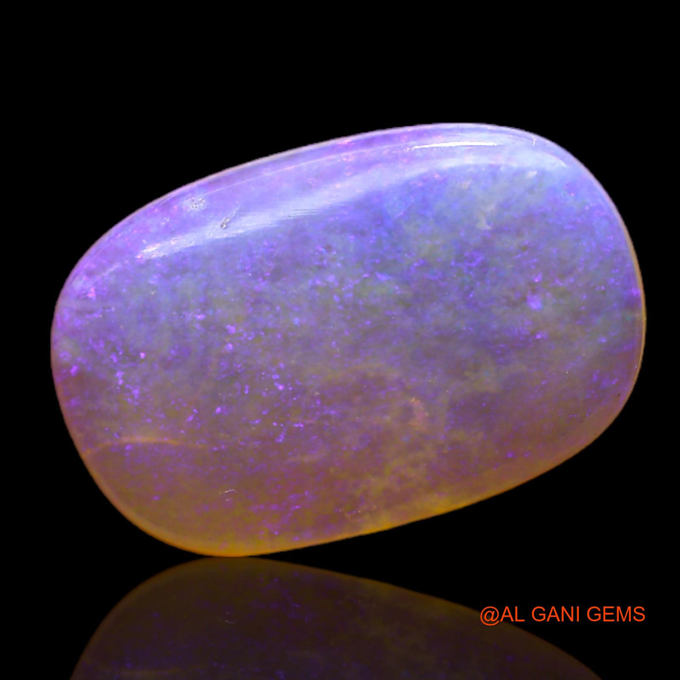 4.00 Cts Natural Australian Fire Opal Loose Gemstone Oval Cabochon 16x11x3 mm AC-125