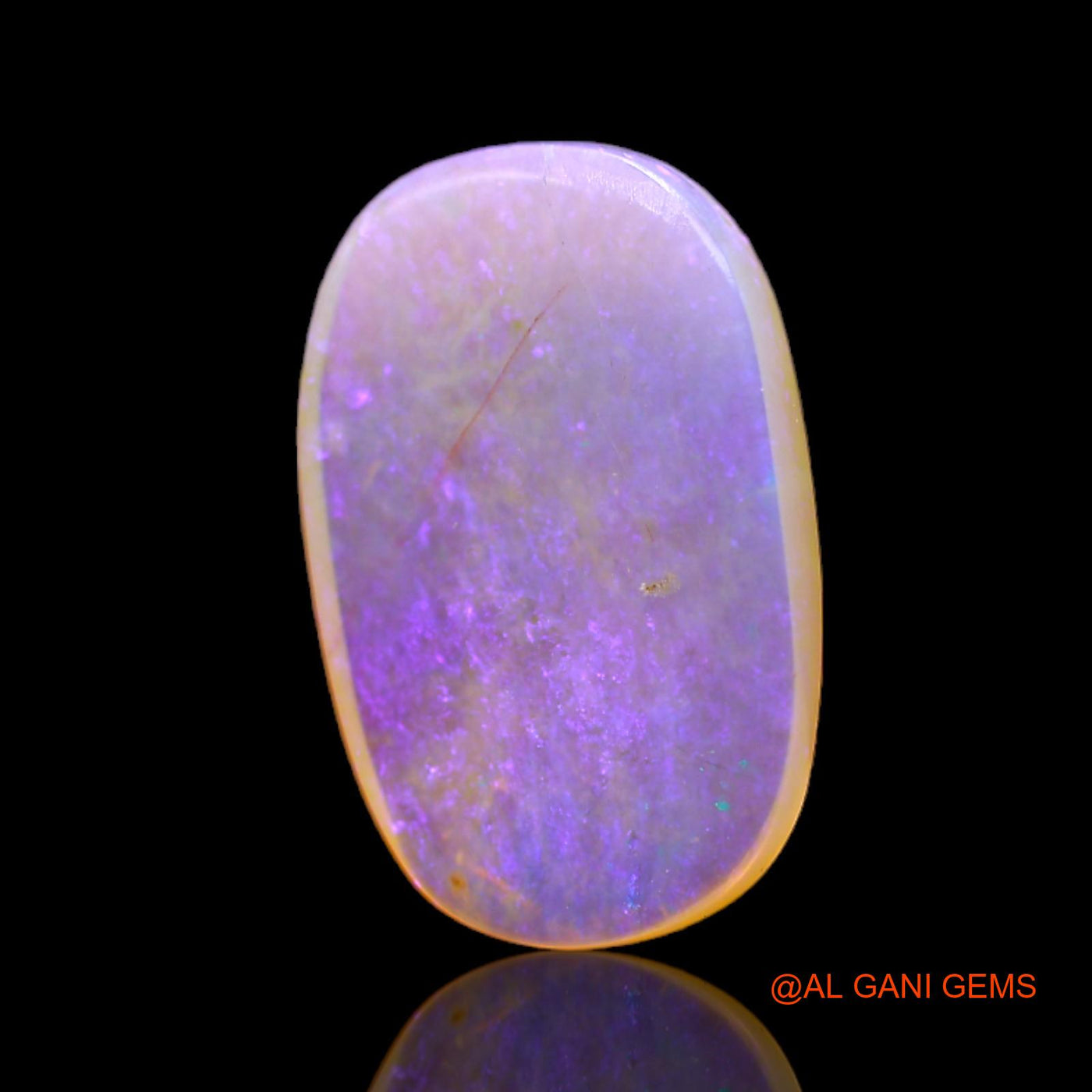4.00 Cts Natural Australian Fire Opal Loose Gemstone Oval Cabochon 16x11x3 mm AC-125