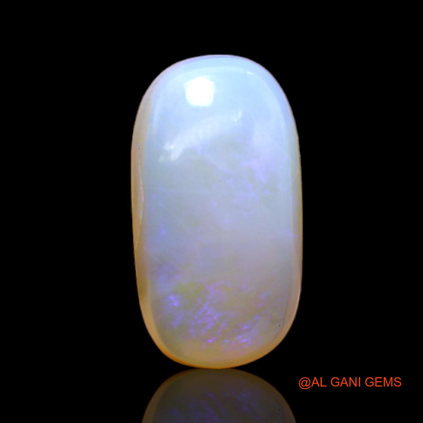 8.00 Cts Natural Australian Fire Opal Loose Gemstone Oval Cabochon 17x9x7 mm AC-126