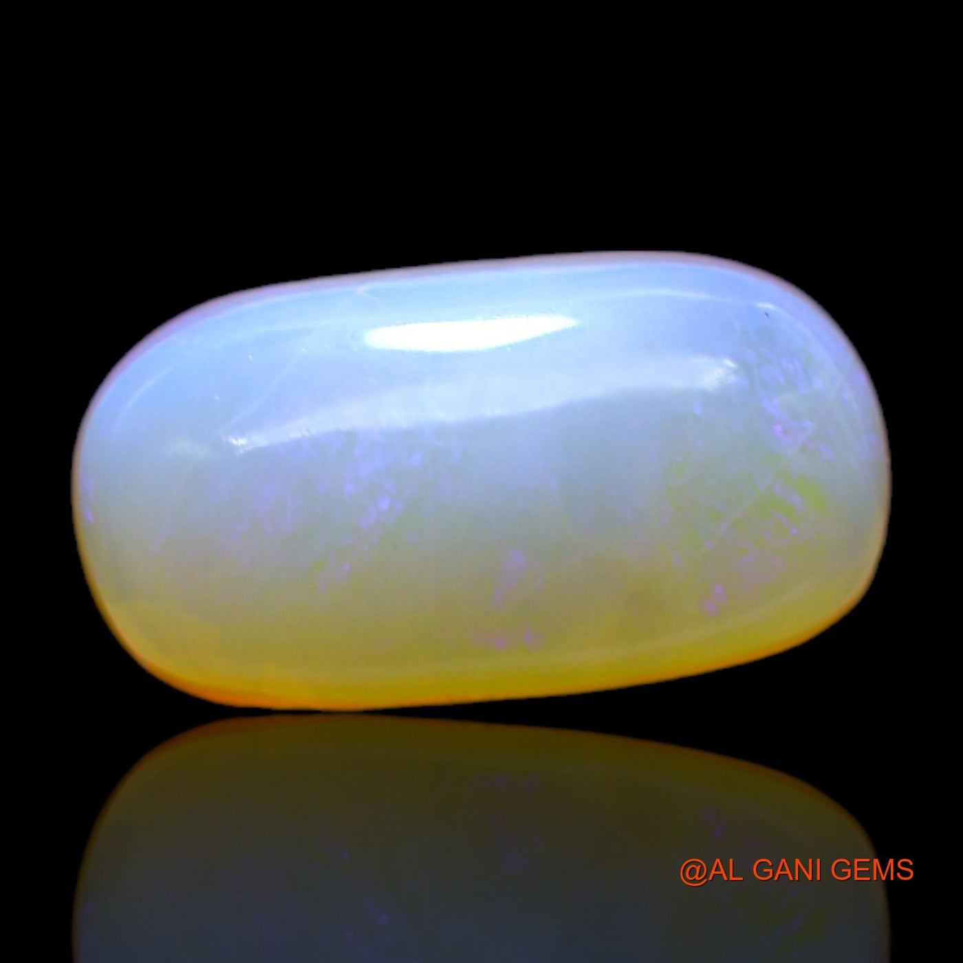 8.00 Cts Natural Australian Fire Opal Loose Gemstone Oval Cabochon 17x9x7 mm AC-126