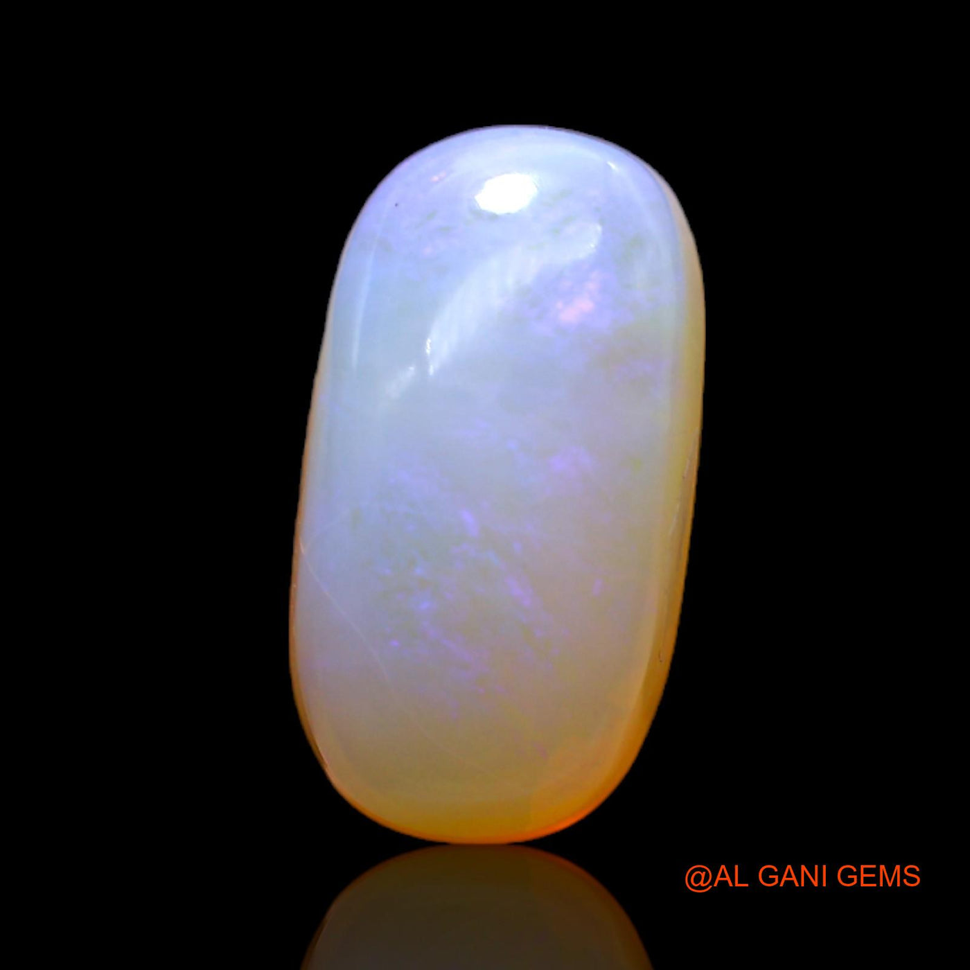 8.00 Cts Natural Australian Fire Opal Loose Gemstone Oval Cabochon 17x9x7 mm AC-126