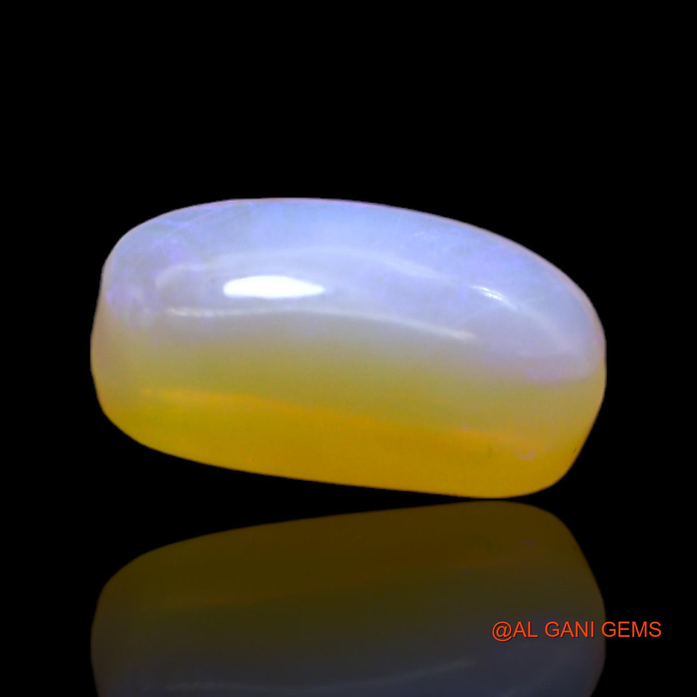 8.00 Cts Natural Australian Fire Opal Loose Gemstone Oval Cabochon 17x9x7 mm AC-126