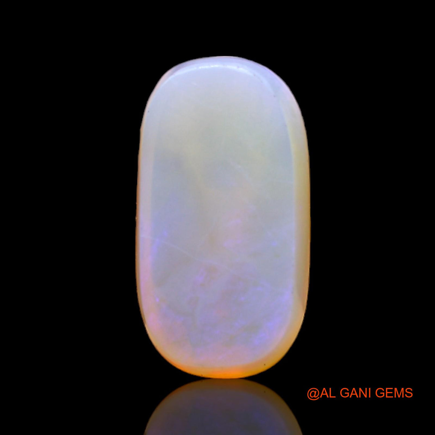 8.00 Cts Natural Australian Fire Opal Loose Gemstone Oval Cabochon 17x9x7 mm AC-126