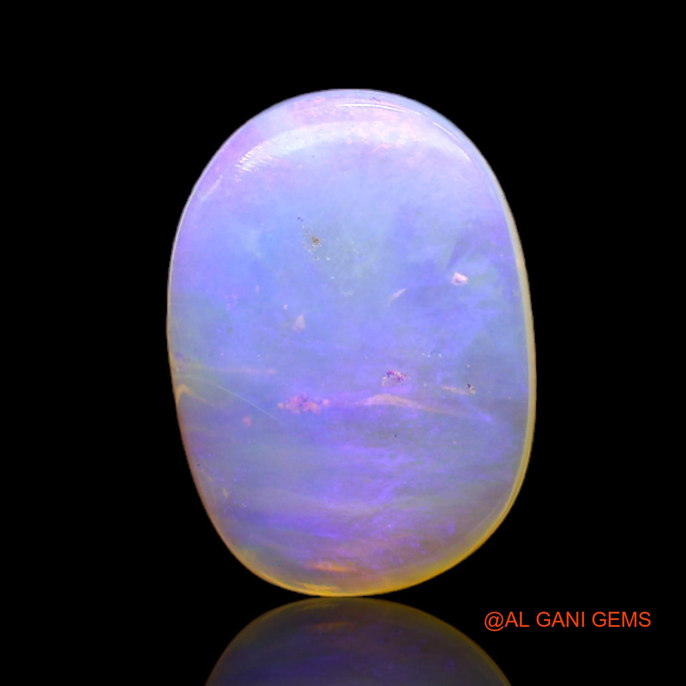 5.00 Cts Natural Australian Fire Opal Oval Cabochon Loose Gemstone For Jewelry 16x11x4 mm AC-127