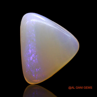5.00 Cts Natural Australian Fire Opal Loose Gemstone Trillion Cabochon 15x13x4 mm AC-128