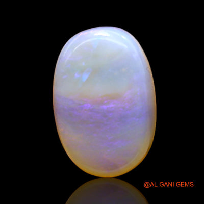 Natural Fire Opal Gemstone 7.00 Cts Loose Oval Cabochon From Australia 16x11x5 mm AC-129